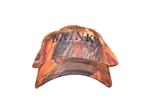 brink camo orange hat